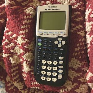 TI-84 PLUS BLACK GRAPHING CALCULATOR.